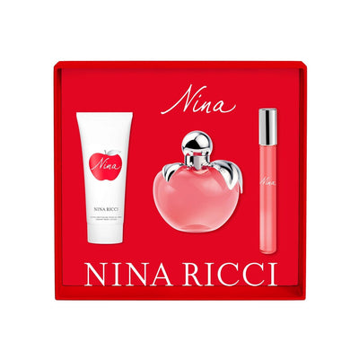 Nina Ricci Set Nina Ricci: Nina Eau De Toilette For Women + Nina Eau De Toilette For Women + Nina Body Lotion Body