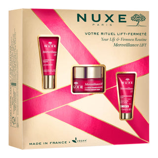 Nuxe Set Nuxe: Merveillance Expert Lifting Cream For Face + Merveillance Lift Vegan Lifting Eye Cream + Merveillance Lift Vegan Lifting Night Cream For Face