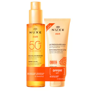Nuxe Set Nuxe: Sun Anti-Ageing Tanning Oil SPF 50 + Sun Refreshing After-Sun Lotion