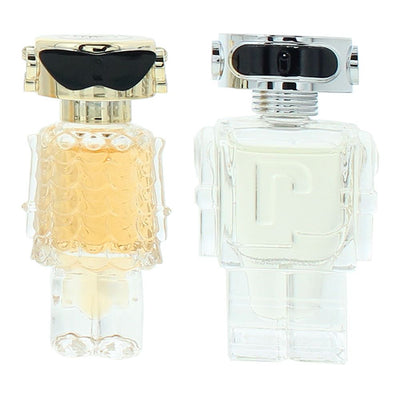 Paco Rabanne Set Paco Rabanne: Fame Eau De Parfum For Women *Miniature + Phantom In Red Eau De Toilette For Men *Miniature