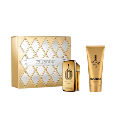 Paco Rabanne Set Paco Rabanne: Million Gold Eau De Parfum For Women Refillable + Million Gold Shower Gel