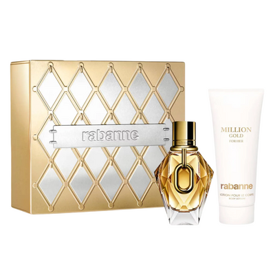 Paco Rabanne Set Paco Rabanne: Million Gold Parfum For Women + Million Gold Hydrating Body Lotion