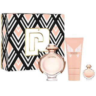 Paco Rabanne Set Paco Rabanne: Olympea Eau De Parfum For Women + Olympea Hydrating Body Lotion + Olympea Eau De Parfum For Women