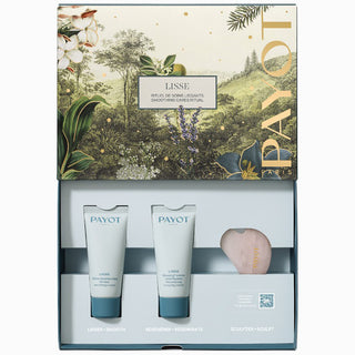 Payot Set Payot: Lisse Resurfacing Night Cream For Face + Lisse Wrinkle Smoothing Cream For Face + Mini Gua Sha Light Pink Lifting Face Massage Stone