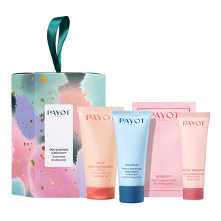 Payot Set Payot: Nue Makeup Remover Gel + Source Adaptogen Hydrating Cream For Face + Rituel Douceur Hydrates Body Lotion Body + Roselift Lifting Eye Patch