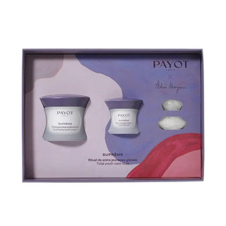 Payot Set Payot: Supreme Sublimating Anti-Aging Day Cream For Face + Supreme Jeunesse Le Regard Hydrating Eye Cream + Gua Sha White Lifting Face Massage Stone