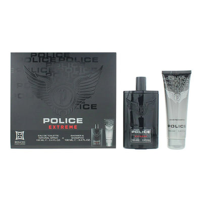 Police Set Police: Extreme Eau De Toilette For Men + Extreme Shower Gel & Shampoo 2-In-1
