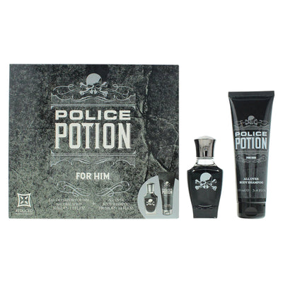 Police Set Police: Potion Eau De Parfum For Men + Potion Hydrating Body Lotion