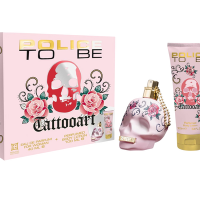 Police Set Police: To Be Tattooart Eau De Parfum For Women + To Be Tattooart Body Lotion
