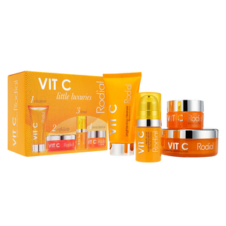 Rodial Set Rodial: Vit C Brightening Serum For Face + Vit C Brightening Cleansing Pads + Vit C Brightening Souffle For Face + Vit C Brightening Cleansing Gel For Face