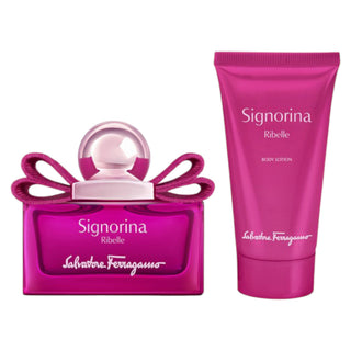 Salvatore Ferragamo Set Salvatore Ferragamo: Signorina Ribelle Eau De Parfum For Women + Signorina Ribelle Hydrating Body Lotion
