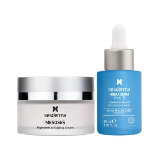 Sesderma Set Sesderma: Mesoses Anti Aging Cream For Face + Hydraderm Hyal 5 Ultra Hydrating Serum For Face