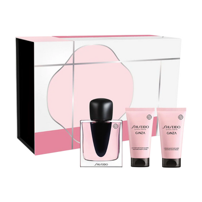 Shiseido Set Shiseido: Ginza Eau De Parfum For Women + Ginza Moisturizing Body Lotion + Ginza Hydrating Hand Cream