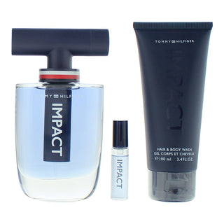 Tommy Hilfiger Set Tommy Hilfiger: Impact Eau De Toilette For Men + Impact Eau De Toilette For Men + Impact Shower Gel Body