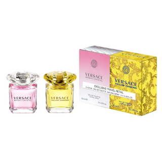 Versace Set Versace: Bright Crystal Eau De Toilette For Women + Yellow Diamond Eau De Toilette For Women