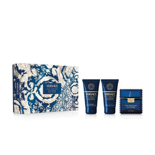 Versace Set Versace: Eau Fraiche Extreme Eau De Parfum For Men + Eau Fraiche Extreme Shower Gel + Eau Fraiche Extreme Moisturising After-Shave Balm