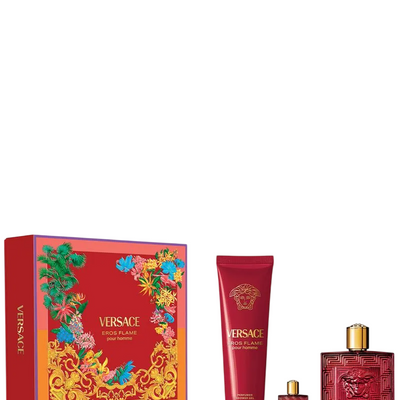 Versace Set Versace: Eros Flame Eau De Parfum For Men + Eros Flame Shower Gel + Eros Flame Eau De Parfum For Men