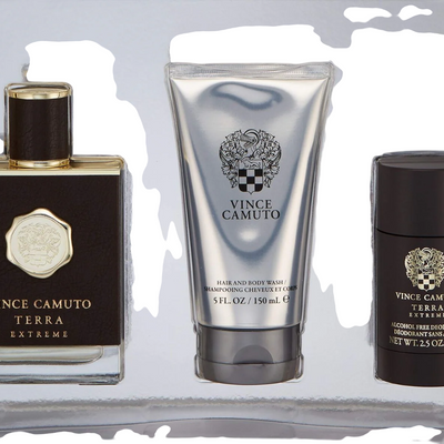 Vince Camuto Set Vince Camuto: Terra Extreme Eau De Toilette For Men + Terra Extreme Anti-Perspirant Deodorant Stick For Men + Terra Extreme Shower Gel & Shampoo 2-In-1
