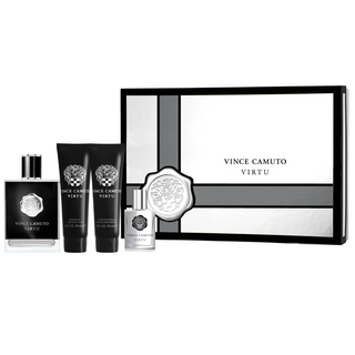 Vince Camuto Set Vince Camuto: Virtu Eau De Toilette For Men + Virtu Eau De Toilette For Men + Virtu Moisturizing After-Shave Balm + Virtu Shower Gel Body