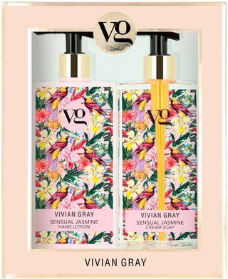 Vivian Gray Set Vivian Gray: Sensual Jasmine Hydrating Hand Lotion + Sensual Jasmine Cleansing Liquid Soap