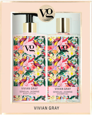 Vivian Gray Set Vivian Gray: Sensual Jasmine Softening Shower Gel For All Skin Types + Sensual Jasmine Hydrating Body Lotion