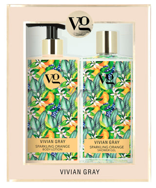 Vivian Gray Set Vivian Gray: Sparkling Orange Cleansing and Hydrating Shower Gel For All Skin Types + Sparkling Orange Hydrating Body Lotion