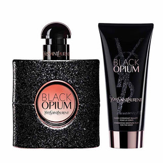 Yves Saint Laurent Set Yves Saint Laurent: Black Opium Hydrating Body Lotion + Black Opium Eau De Parfum For Women