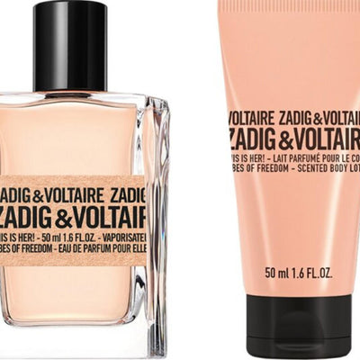 Zadig & Voltaire Set Zadig & Voltaire: This Is Her! Vibes Of Freedom Eau De Parfum For Women + This Is Her! Vibes Of Freedom Hydrating Body Lotion