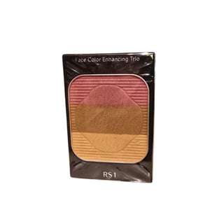 Shiseido Face Color Enhancing Trio Non-Comedogenic Blushing/Sculpting & Harmonizing Face Palette Rs1 Plum 3 Shades *Tester