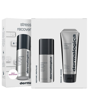 Dermalogica Stressed Skin Recovery System Set Dermalogica: Multivitamin Power Recovery Recovery Cream For Face + Multivitamin Power Recovery Recovery Cream Mask For Face