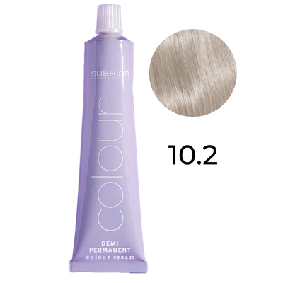 Subrina Professional Demi Permanent Colour 10/2 Pearl Blonde Permanent Hair Dye