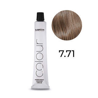 Subrina Professional Essential Colour 7/71 Medium Ashy Chestnut Blonde Permanent Hair Dye