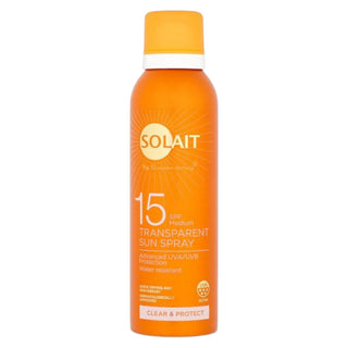 Superdrug Solait Water-Resistant Sunscreen Spray SPF15 Tester