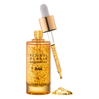 Terrazen Retinol Repair 24K gold Firming Ampoules Treatment Serum Anti-aging For Face For Women
