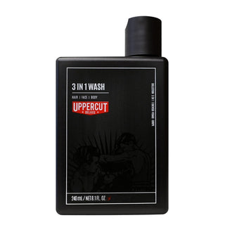 Uppercut Deluxe 3 in 1 Wash Hair Shampoo Cleansing Moisturizing