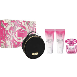 Versace Bright Crystal Absolu Gift Set EDP 90ml, Body Lotion 100ml, Shower Gel 100ml and round pouch
