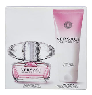 Versace Bright Crystal Gift Set EDT 50ml and Body Lotion 100ml