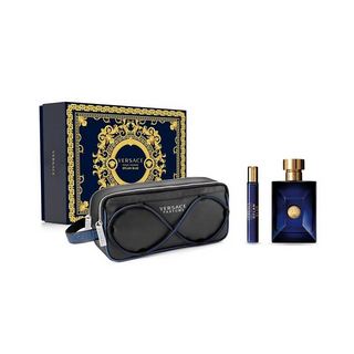 Versace Dylan Blue Pour Homme Gift Set EDT 100ml EDT 10ml and black bag