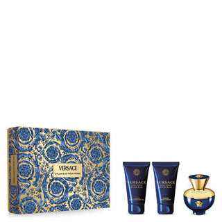 Versace Dylan Blue Pour Femme Gift Set EDP 50ml, Body Lotion 50ml and Shower Gel 50ml