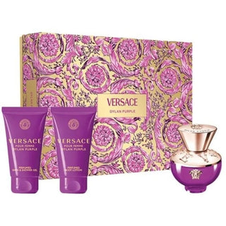 Versace Dylan Purple Gift Set EDP 50ml Body Lotion 50ml and Shower Gel 50ml
