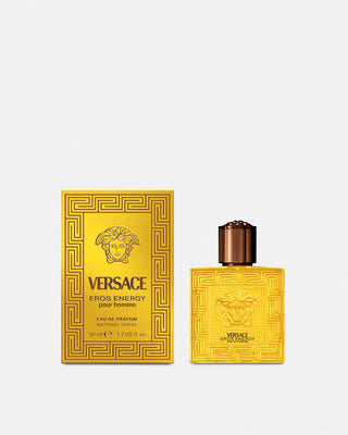 Versace Eros Energy Eau de Parfum for Men 50ml bottle and retail box