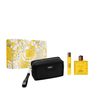 Versace Eros Energy Gift Set EDP 100ml EDP 10ml and Black Trousse