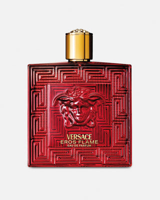 Versace Eros Flame Eau de Parfum 200ml retail bottle — official Versace image