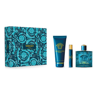 Versace Eros Gift Set EDT 100ml EDT 5ml and Shower Gel 150ml