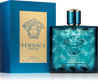 Versace Eros Parfum 100ml bottle and box