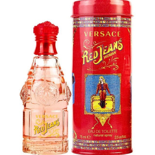 Versace Red Jeans Eau de Toilette for Women 75ml with tin