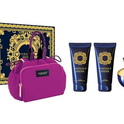 Versace Dylan Blue Set - + Body Lotion + Shower Gel + Clutch | EDP