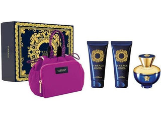 Versace Dylan Blue Set - + Body Lotion + Shower Gel + Clutch | EDP