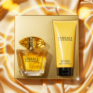 Versace Yellow Diamond Gift Set EDT 90ml and Body Lotion 100ml