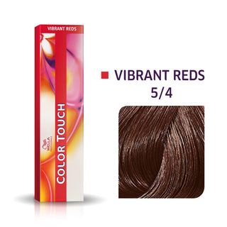Wella Professionals Color Touch Ammonia-Free 5/4 Light Brown Red Permanent Hair Dye